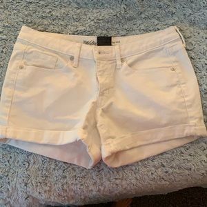 Missimo White Denim Shorts